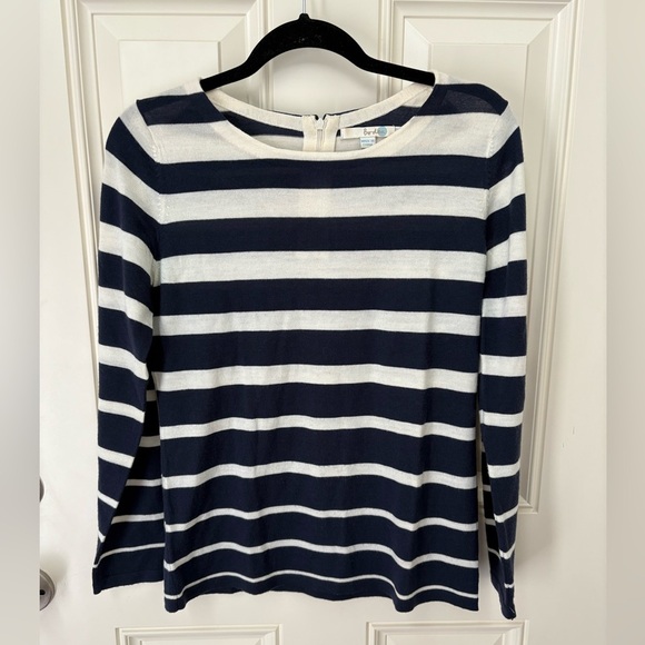 Boden 100% Wool Striped Sweater Size 8 - Picture 1 of 6